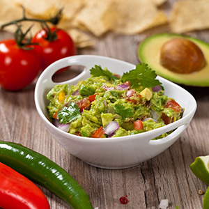 Preparación de guacamole colombiano